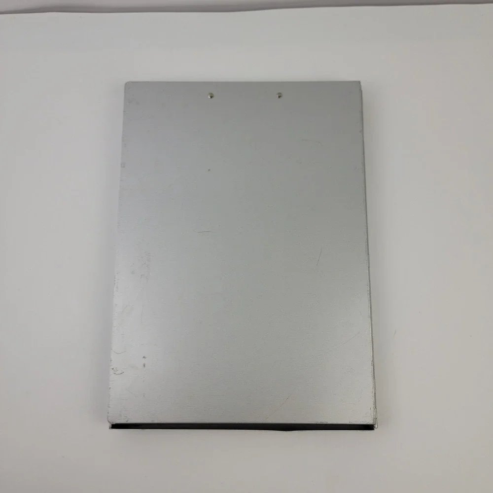 Saunders Snapak 105-0512 Aluminum Form Holder Side Opening Silver Clipboard